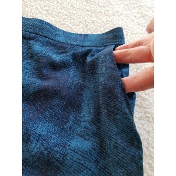 H by Halston Womens Petite Wide Leg Blue Patterned Rayon Crop Pants Sz 20WP - Picture 4 of 14